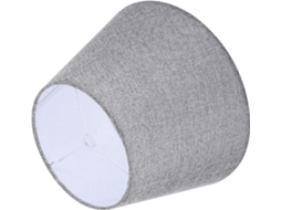 Abajur de Tecido Cinza, 180x280x190cm, Removível para Lâmpada de Mesa E27, Acessório de Iluminação para Quarto. SFUSHOS