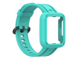 Pulseira, Compatível Com Redmi 1/ Mi Watch Lite/ 2/, De Silicone Integrada, Monocromática, Azul - Petróleo