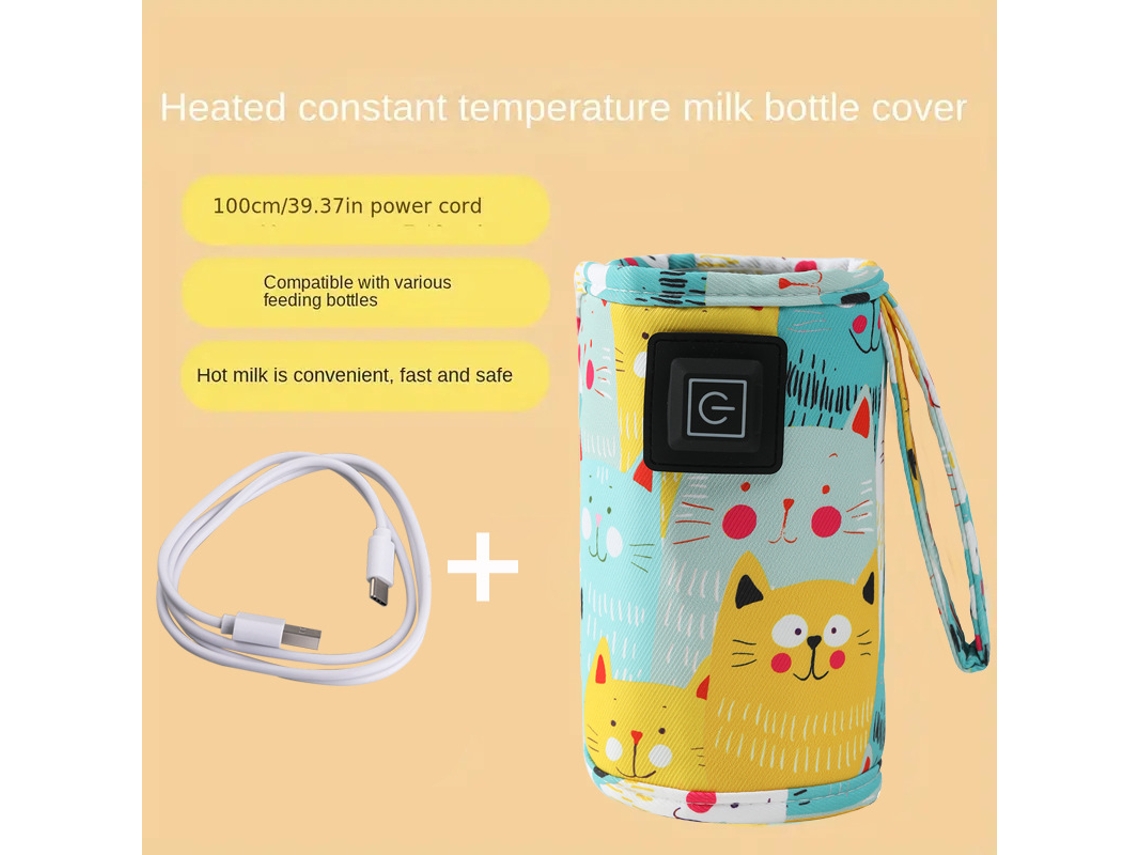 Aquecedor Portátil de Mamadeiras Alimentado por Usb, Projetado Especificamente Para, Ideal para Crianças, Educativo, Sustentável STELASPLEN