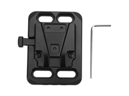 Placa Base De Batería V Mount Cnc Hueca Adaptador De Placa De Batería V Lock Para Cámara