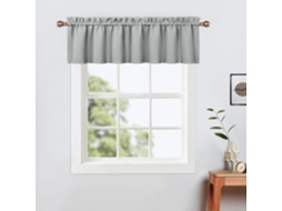 Cortinas Blackout Curtas Com Bolso Para Varão Para Janelas Pequenas De Cozinha, Tratamento Térmico De Janelas E Escurecimento De Ambientes