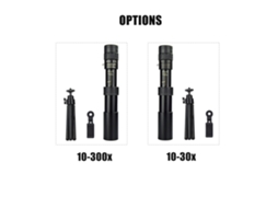 Lente Monocular Zoom 10-300x40 Bak4 com Tripé e Suporte para Celular, Observação de Pássaros e Shows S/MARCA