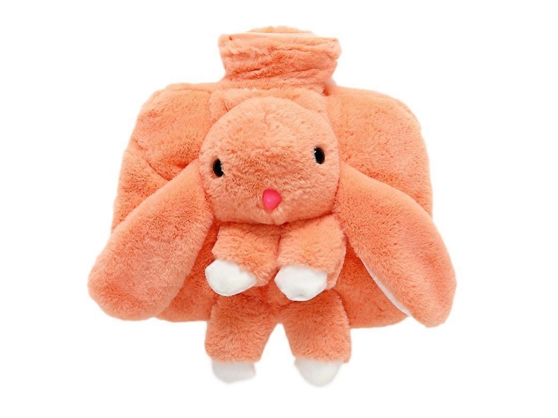 Bolsa De Água Quente Tipo B De 1500 Ml Com Capa Removível De Pelúcia De Coelho De Desenho Animado, Aquecedor De Mãos De Inverno AQUAFORGE (tipo B)