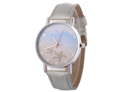 Reloj De Cuarzo Elegante Y Casual Unisex Para Parejas Regalo (gris)