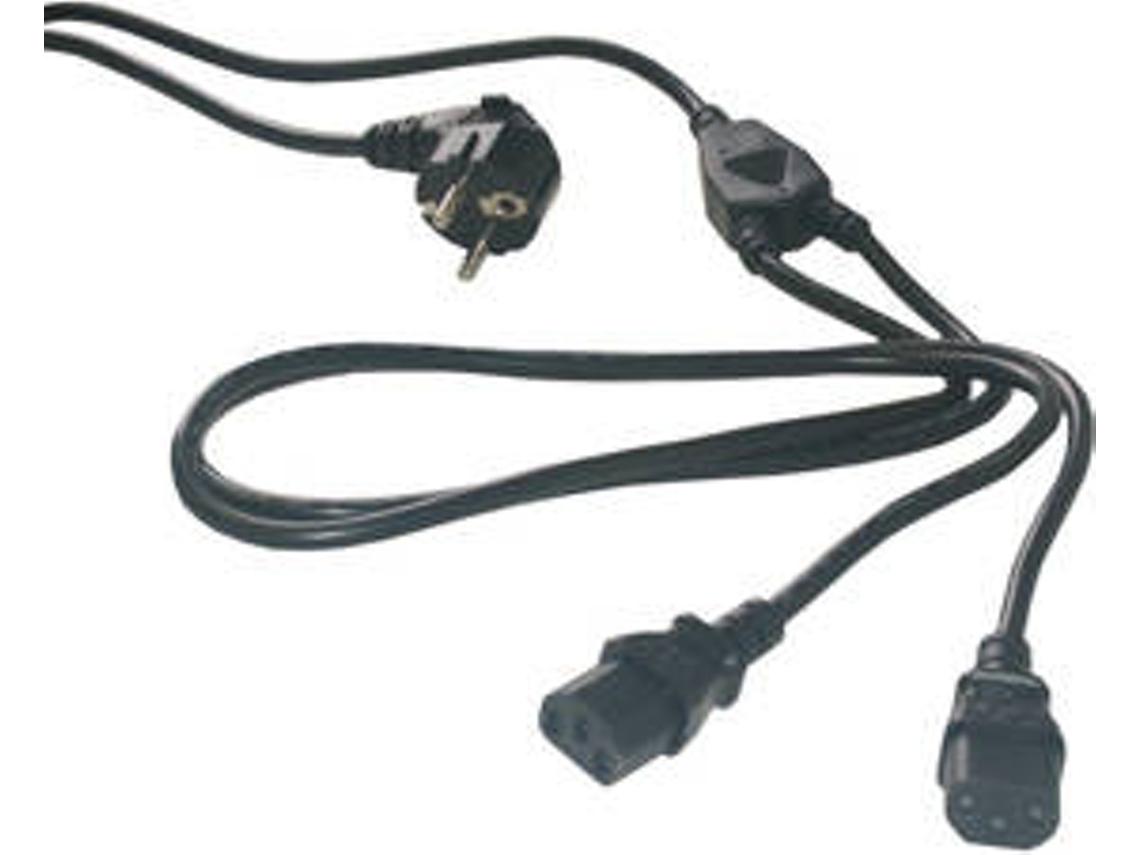 Cabo de Alimentação MCL Power Cabo Black 2.0m