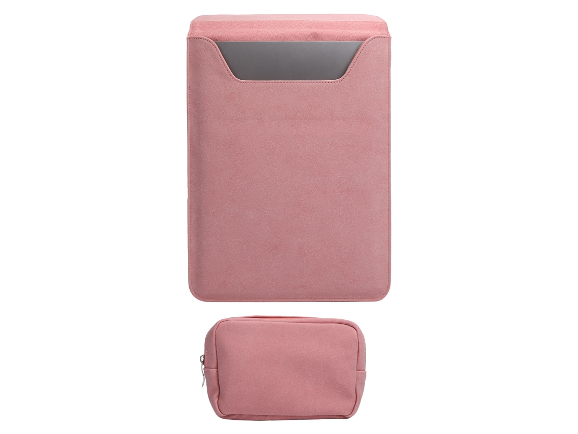 Raum-capa De Armazenamento E Proteção Para Notebook 13.3 Polegadas Com Bolsa Para Fonte Para Ios Air/pro Rosa
