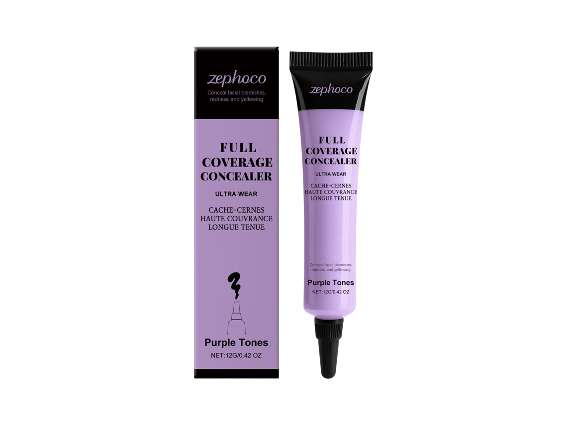 Corrector de Cor Roxo Zephoco LAXISCREED para Uso Diário e Pele Disfarçada