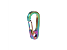 Chaveiro Carabina de Titânio Colorido para Trekking