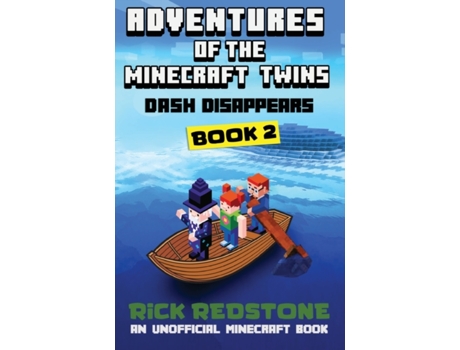 Livro Dash Disappears: Adventures of the Minecraft Twins (An Unofficial Minecraft Book) Rick Redstone (Inglês)