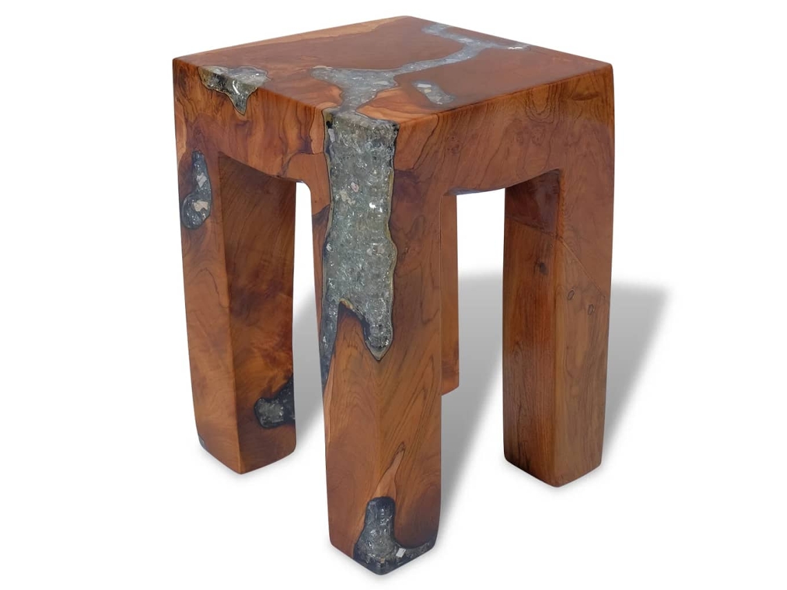 Stool, Stools Vidaxl Multicolor Teca (n/a)
