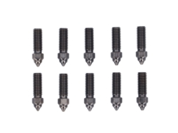 Kit de Bicos de Extrusor de Aço Endurecido 10 Peças 0.2 1mm para Impressoras 3d K1