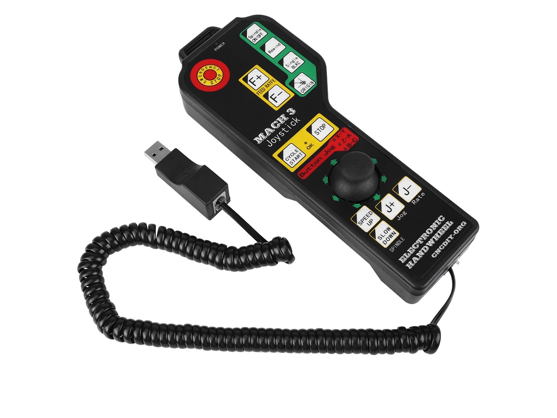 Controlador Manual CNC USB para Máquina de Gravação 6 Eixos