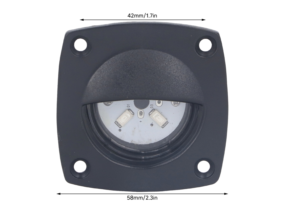 Luz de LED para fechadura de porta de armário (alimentada por bateria, iluminação noturna)