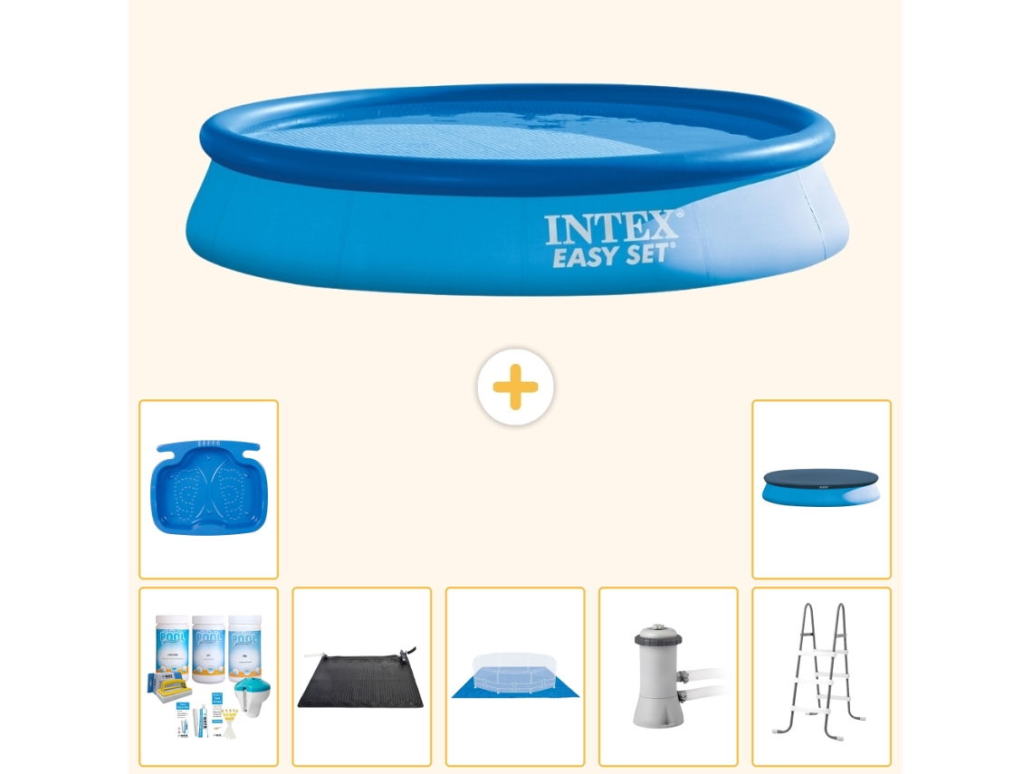 Piscina Easy Set Redonda 366x76 Cm 8 peças S20154 INTEX