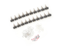 Interruptor Toggle Berm Led 3 Pinos 15a 20pcs