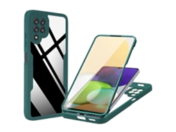 Capa De Acrílico Tpu Com Cobertura Total De 360 Graus À Prova De Choque Para Samsung Galaxy A22 4g
