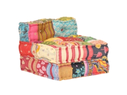 Pouffe, Pouffes Vidaxl Multicolor Tecido (n/a)