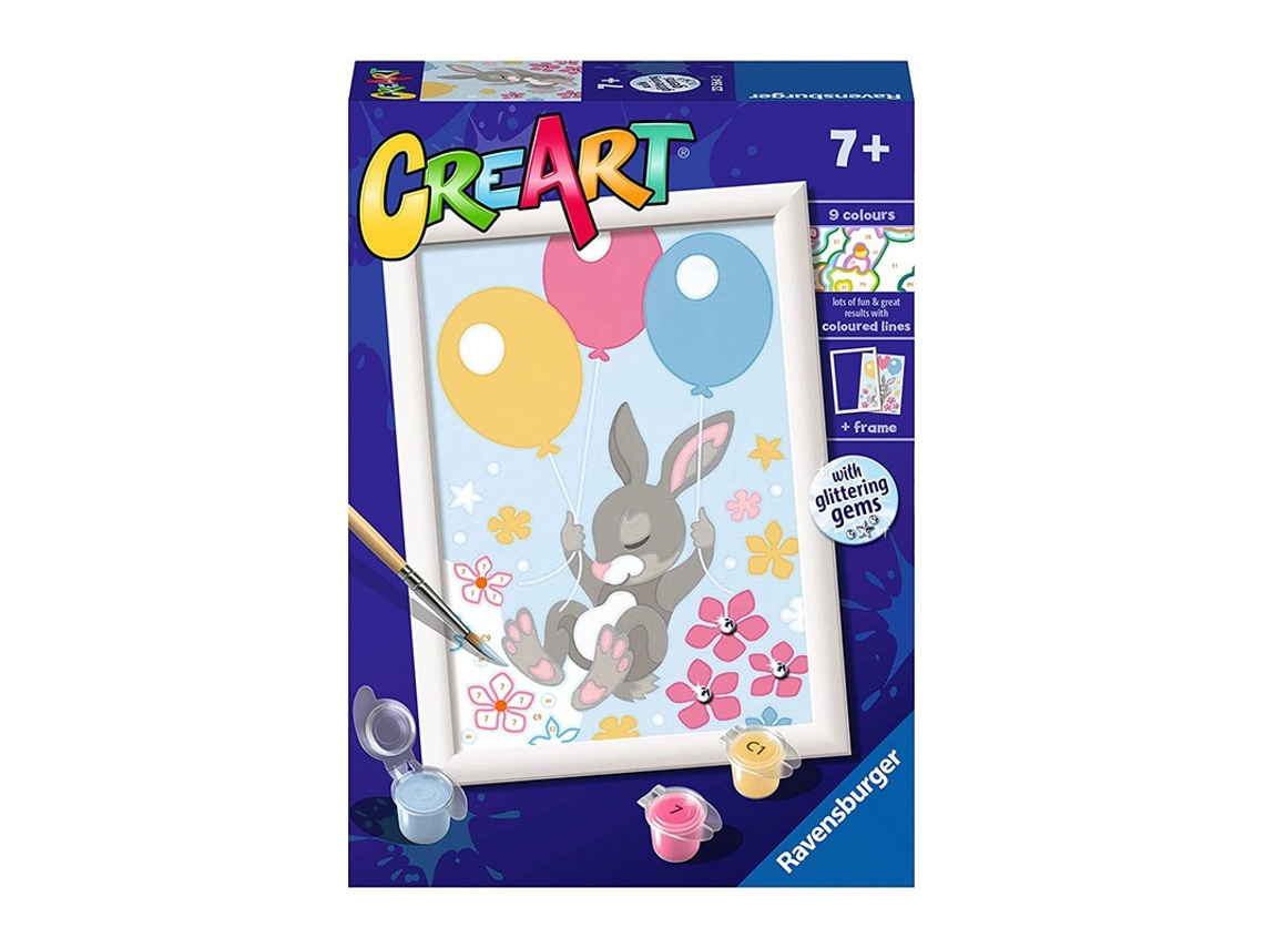 Cre Series E Rabbit clássico com balões RAVENSBURGER (Idade minima recomendada: 7 anos)