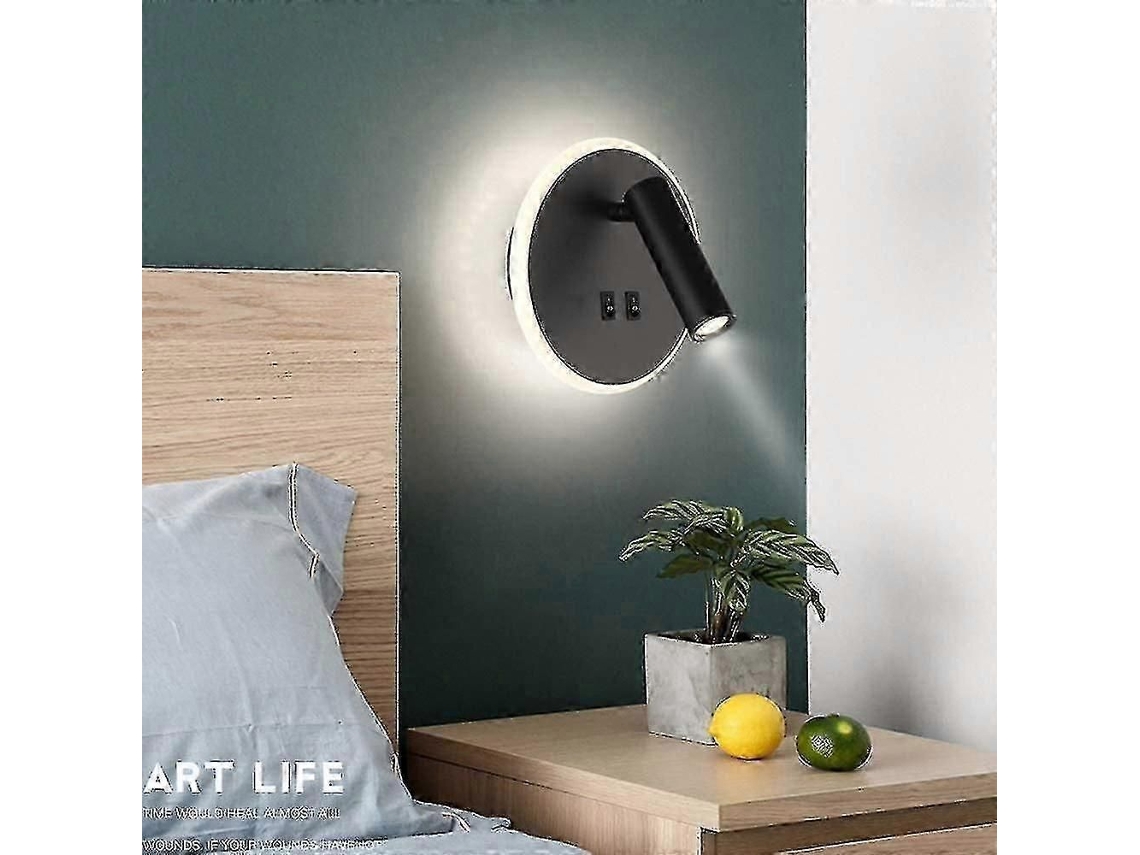Luminária De Parede Led Para Quarto, Corredor E Sala, Design Moderno