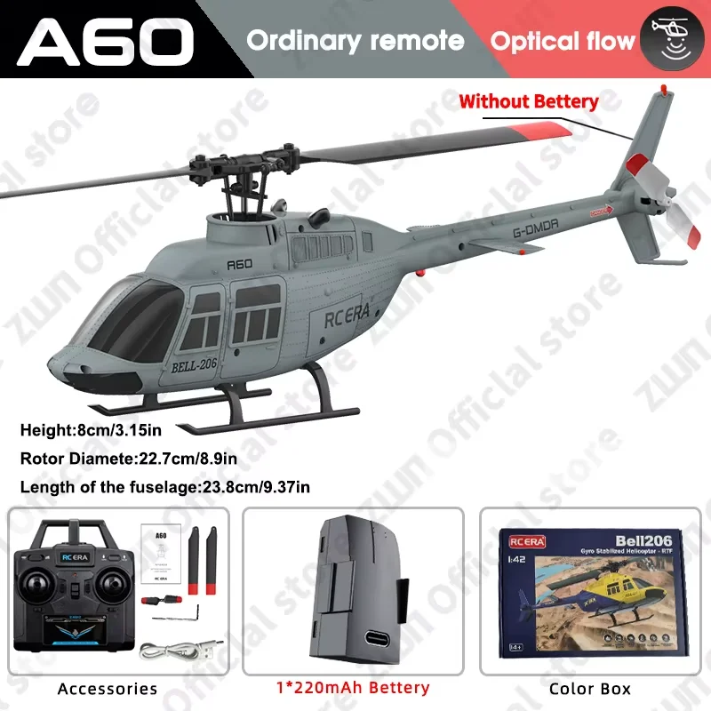 Helicóptero De Controle Remoto (comum) 2.4g Com Giroscópio De 6 Eixos E 4 Canais Para Manter A Altitude.