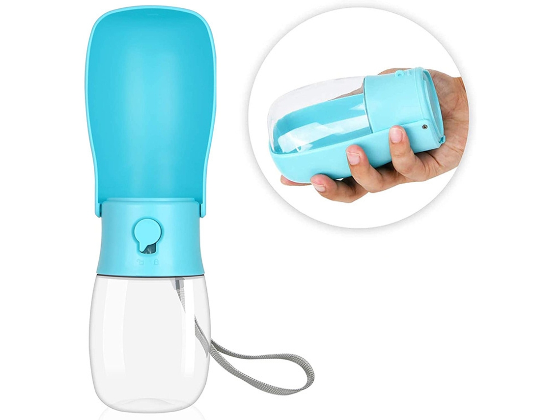 Garrafa Portátil Com Dispensador De Água, Capacidade 280 Ml, Dobrável, Para Viagens E Atividades Ao Ar Livre