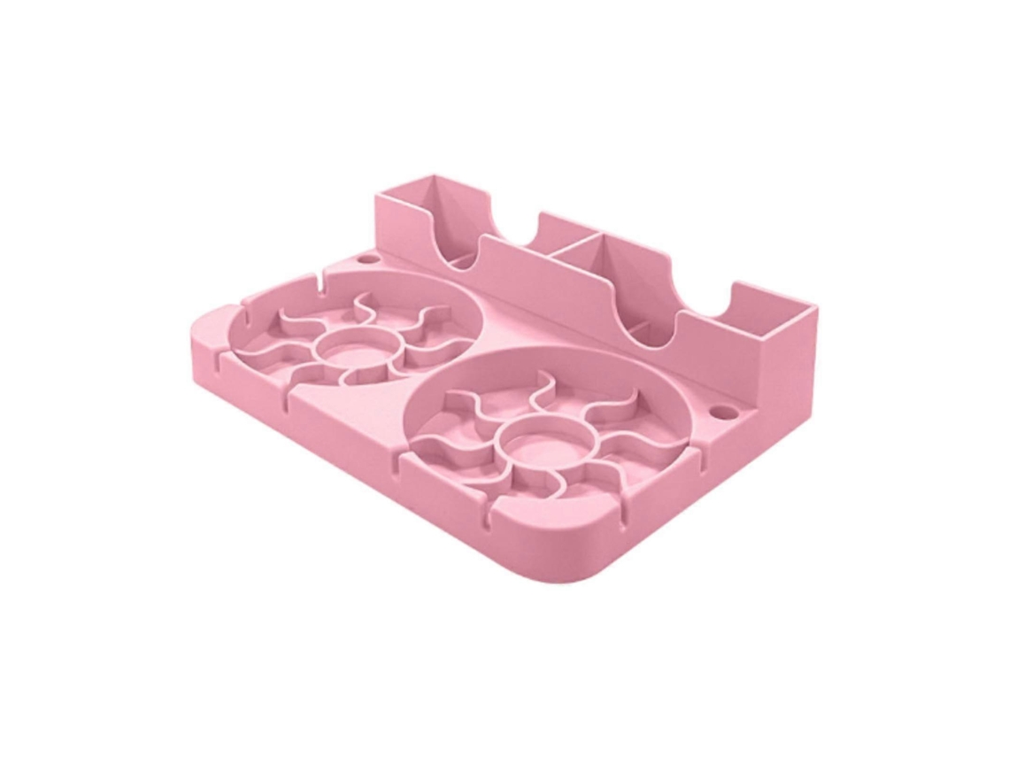 Suporte Para Garrafa De Água E Copo Em Silicone Rosa Com Design De Secagem Rápida Para Casa E Escritório.