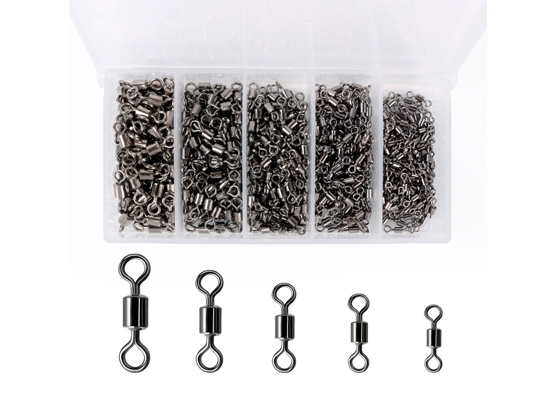 Engate Giratório de Pesca Inox com 400pcs S/MARCA