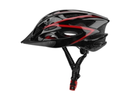 Capacete de Ciclismo Ajustável, Ultraleve, Preto e Vermelho, TAISHENGDA