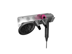 Suporte para Secador de Cabelo Prateado Direito Montagem na Parede Rack Gancho Ca Belo Supersônico Dyson GOKOCO