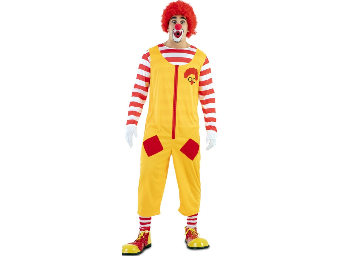 Fato de Homem EUROCARNAVALES Palhaço Hambúrguer (M/L )