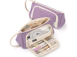 2026 estuche de Lápices, Estuche Grande para Adolescentes Con Gran Capacidad (morado)