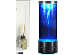 Luminária de mesa Tornado multicolorida e divertida