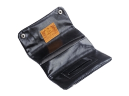 NEVEANCE Bolsa Para Tabaco Em Couro Pu Preto, Macia E De Alta Qualidade, Carteira Para Tabaco E Papel De Enrolar