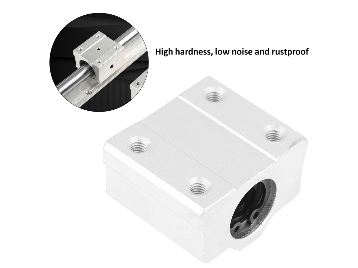 Laxiscreed 12 Peças De Rolamentos De Esferas Lineares Scs8uu 8mm Para Deslizantes De Movimento Linear
