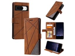 Capa De Celular De Couro Com Emenda Skin Feel