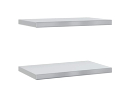 Wall Shelf, Wall Shelves Vidaxl Prateado Aço Inoxidável (50 X 30 Cm)