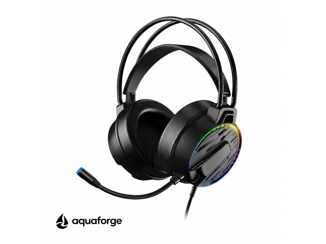 Headset Gaming Com Microfone Cancelamento De Ruído Rgb Som Estéreo