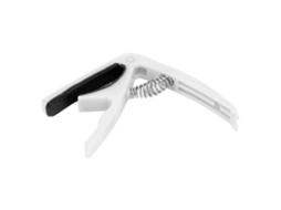 Spring Capo Guitar Capo Clamping Abs Shell Instrumento de Cordas Tocando Acessórios de Ajuste com Mola Branco