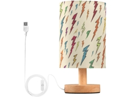 Luminária De Cabeceira Colorida Kcldeci Para Quarto, Estilo Fazenda, Mesa De Cabeceira, Luminária De Mesa Para Sala