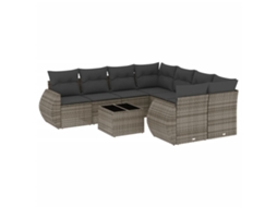 Garden Sofa Set, Garden Sofa Sets Vidaxl Cinzeto Rattan / Vime (n/a)