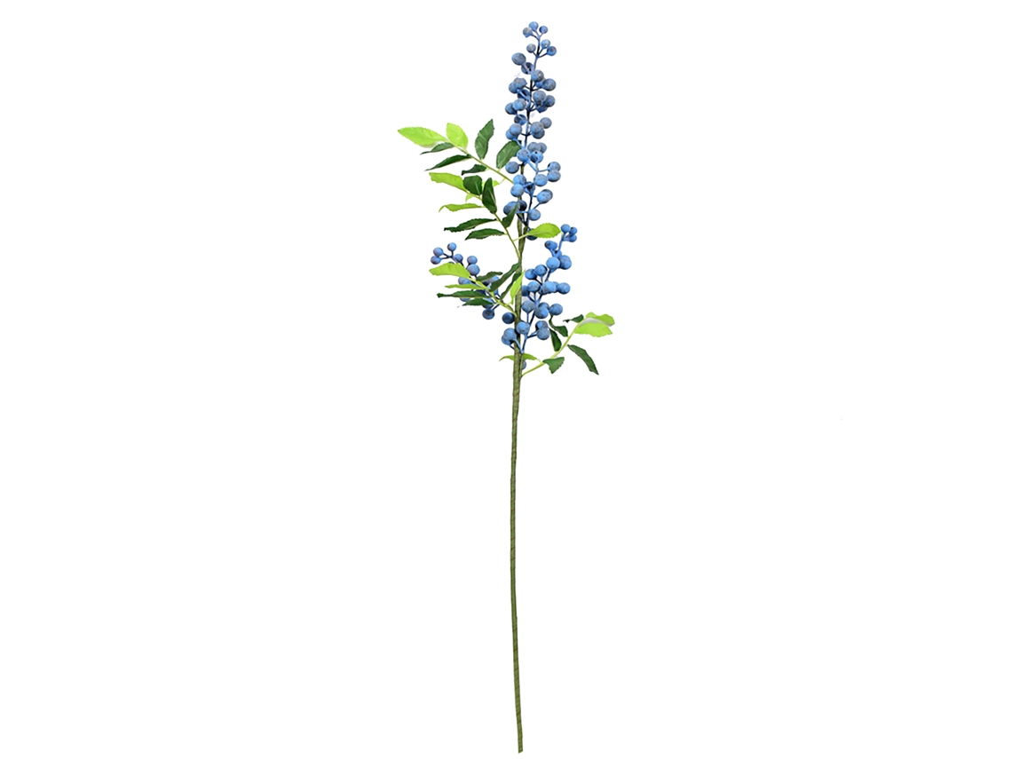 Laxiscreed Fruta Artificial Blueberry Com Folhas Para Decoração De Casa E Casamentos