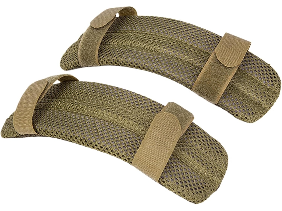 Alças De Ombro Acolchoadas Em Tela, Ajustáveis​​ E Antiderrapantes Para Mochilas, Verde Militar