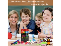 2026 kit de Materiais de Arte e Manufatura Diy com 500+ Peças para Estudantes Jardim de Infância Casa Escola Presente Educativo