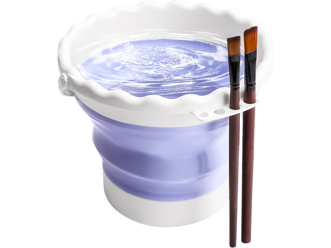 Recipiente Para Limpador De Pincéis ... Para Aquarela