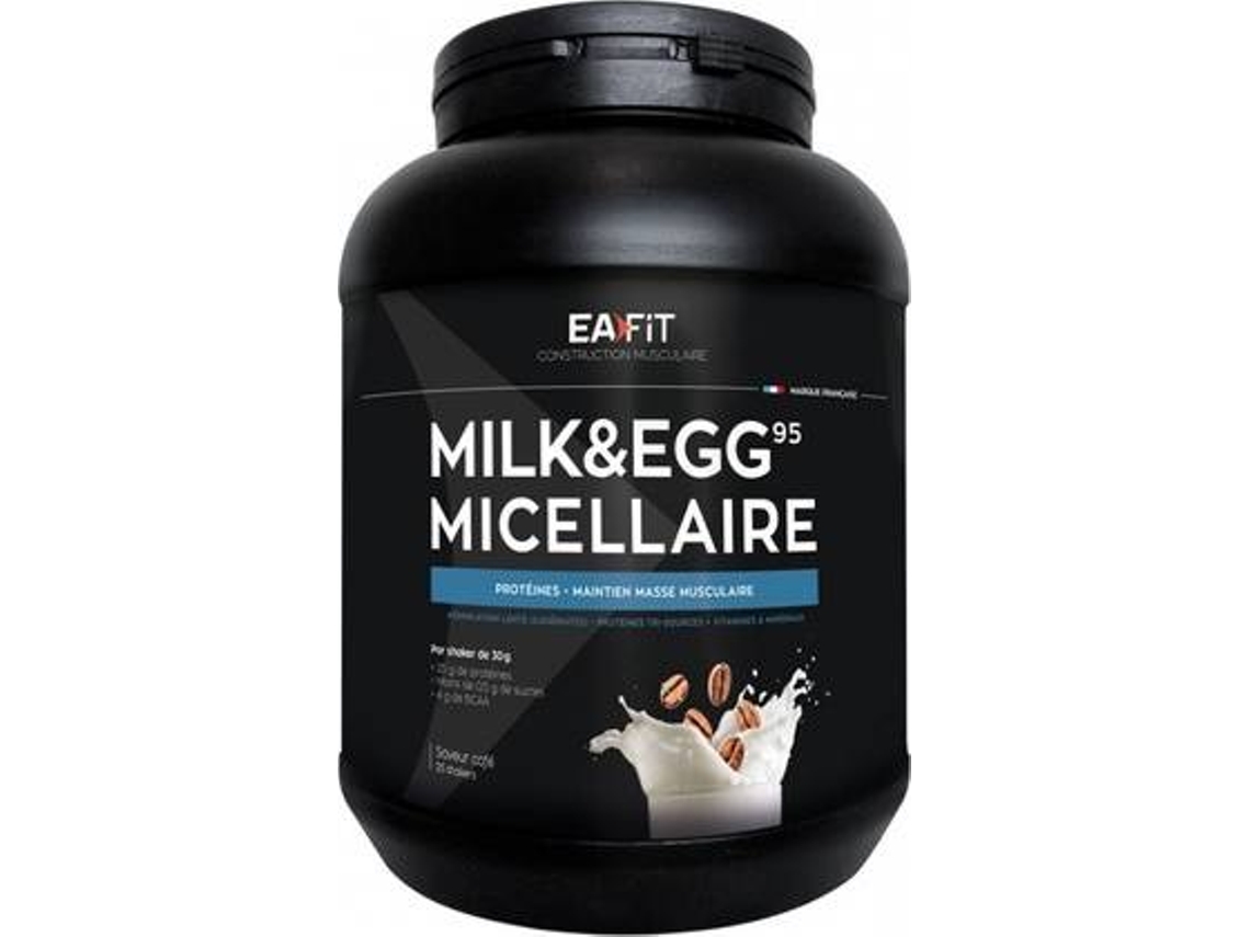 Suplemento Alimentar EAFIT Café Smooth Milk & Egg (750 g de pó (Café))