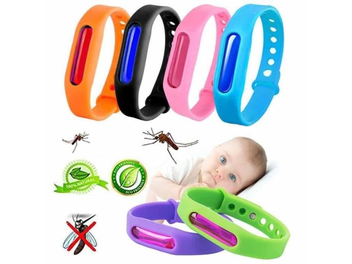 6 peças de pulseira repelente de mosquitos para crianças, adultos e animais de estimação - repelente de insetos para viagens S/MARCA