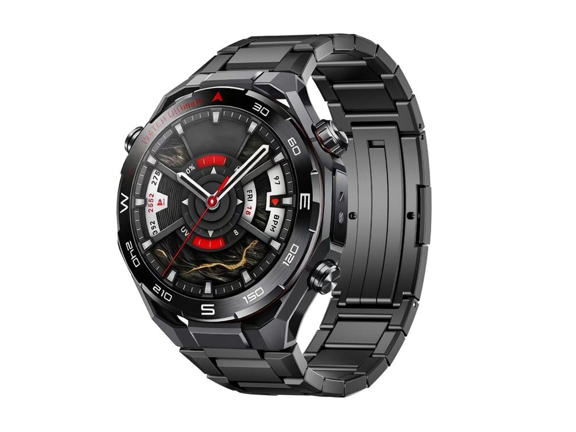 Bracelete para Huawei Watch Ultimate 2 Liga de Titânio com Fecho Dobrável Preto XIAOMOYU