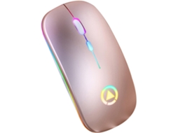 Mouse Inteligente Sem Fio Silencioso Com Dpi Ajustável, Design Moderno, Recarregável Via Usb, Ilumin Gokoco
