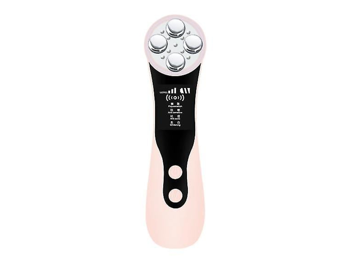 Instrumento de Beleza Facial Radiofrequência de Vibração Ems Elétrica Portátil Máquina de Levantamento e Apertocor de Rosa AUJEZON