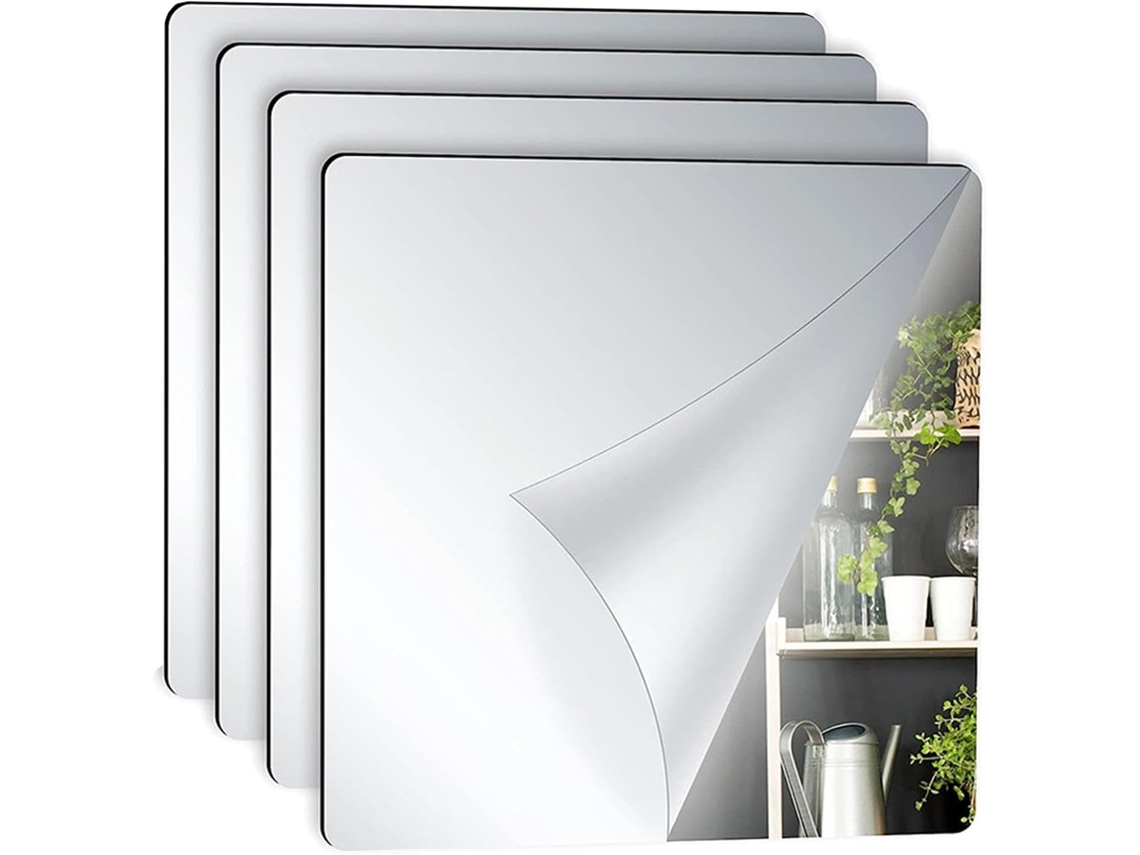 Azulejos Espelhados Autoadesivos Modernos | Azulejos Para Sala De Estar, Quarto, Banheiro E Cozinha